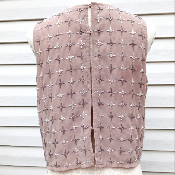 Exquisite! Beaded High-End Tank w/ Liner - Picture 4 of 12